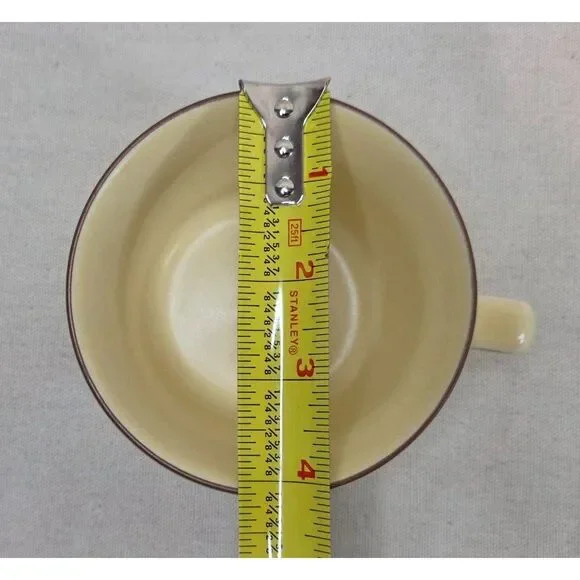 VTG Pfaltzgraff Village | Cups with Saucers | Set of 4 | Stoneware | 1970s Mark - Picture 12 of 12